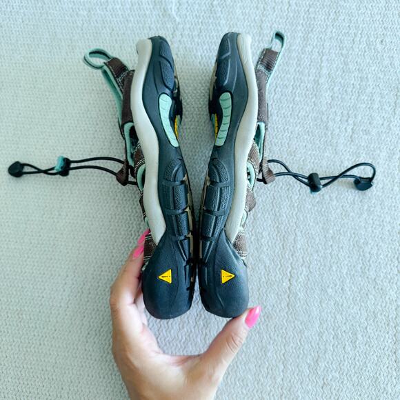 Keen Brown + Blue Newport H2 Outdoor Gorp Core Sandals Size 7.5 - Picture 5 of 11